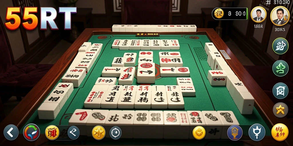 Tampilan gameplay Mahjong yang menarik dan penuh tantangan.