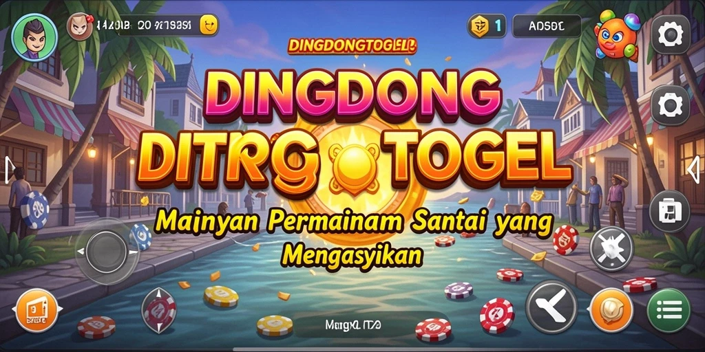 Tampilan menarik dari gameplay DINGDONGTOGEL yang santai.