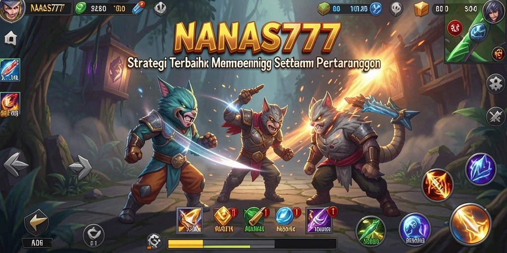 Tampilan menarik dari gameplay strategis NANAS777 yang penuh tantangan.