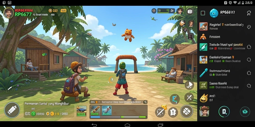 Tampilan menarik dari gameplay RP6677 yang seru dan menghibur.