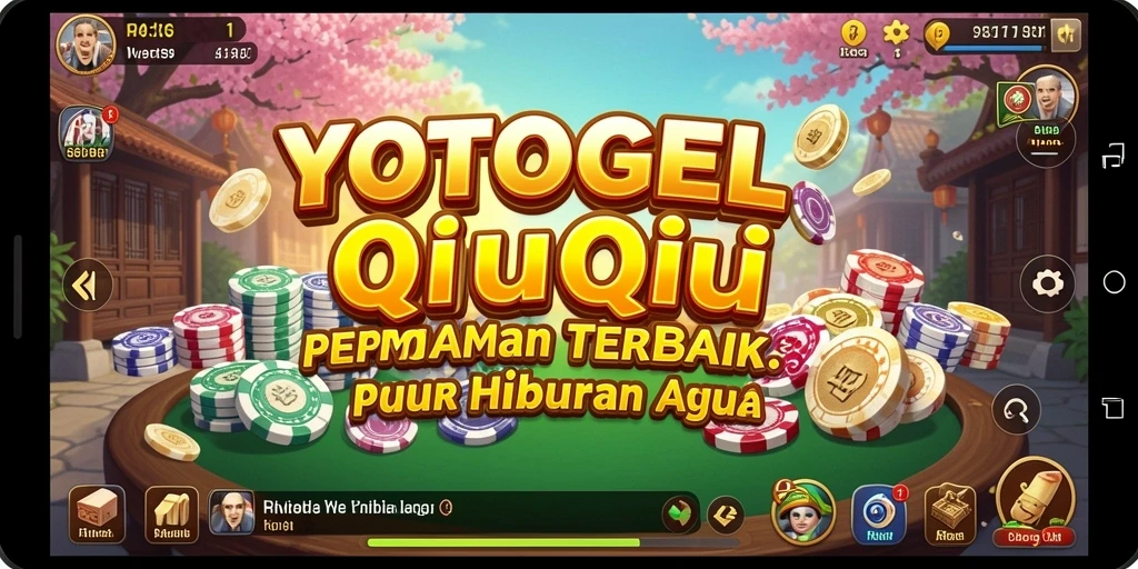 Tampilan gameplay seru YOTOGEL dalam permainan QiuQiu.